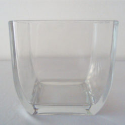 Vaso Quadrado Transparente
