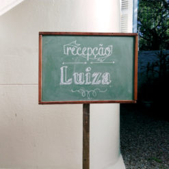 Quadro Negro Personalizável com Suporte