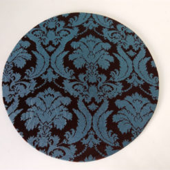 Sousplat Azul com Marrom
